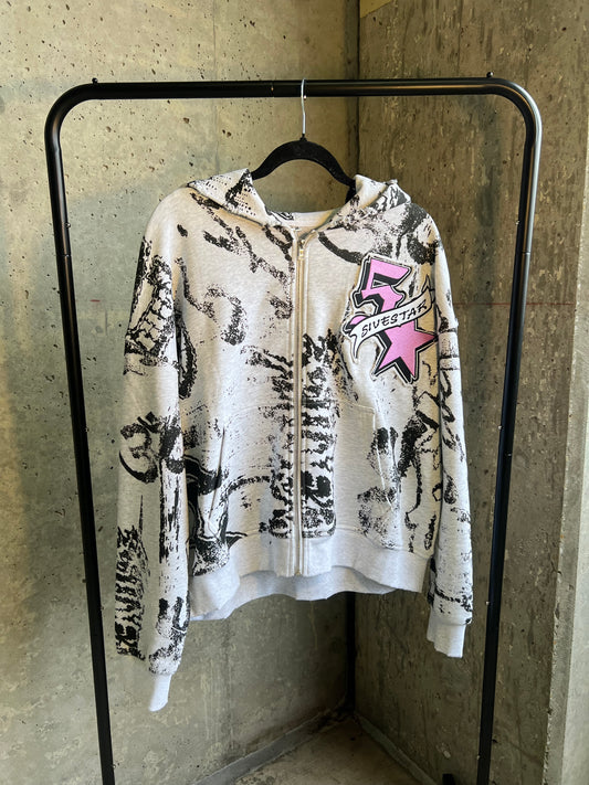 "GRAFFITI" ZIP UP